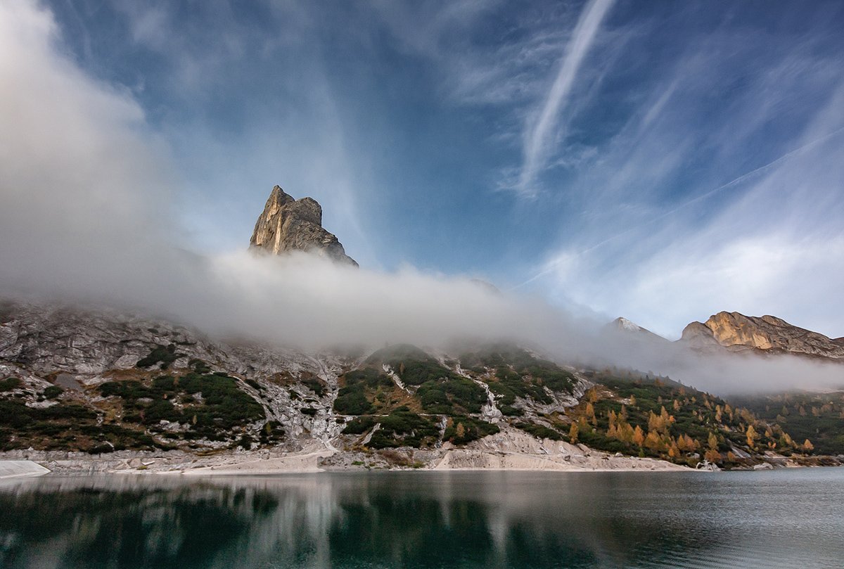 4N AZ OLASZOKNÁL •  Második nap, a Dolomitok megmutatta magát