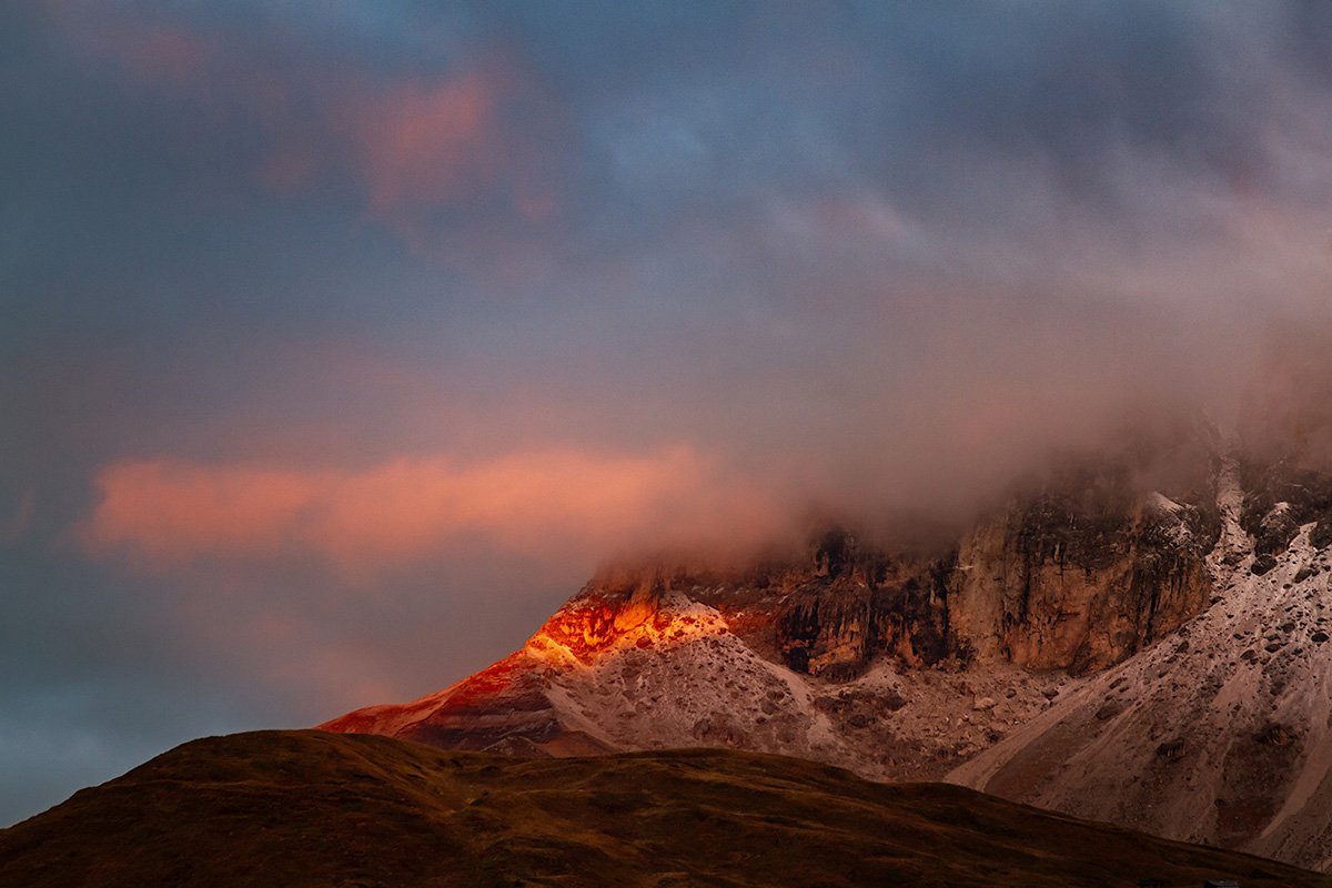 Ősszel a Dolomitokban - Nem felhőtlen